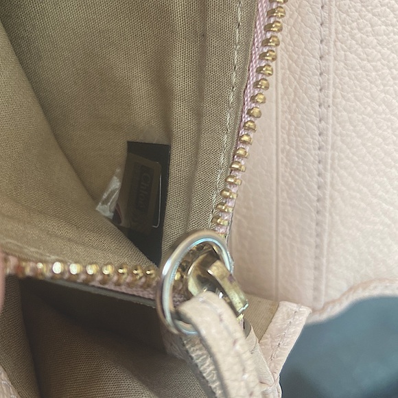 CHLOÈ WALLET IN SAND/LIGHT BLUSH - Picture 13 of 13